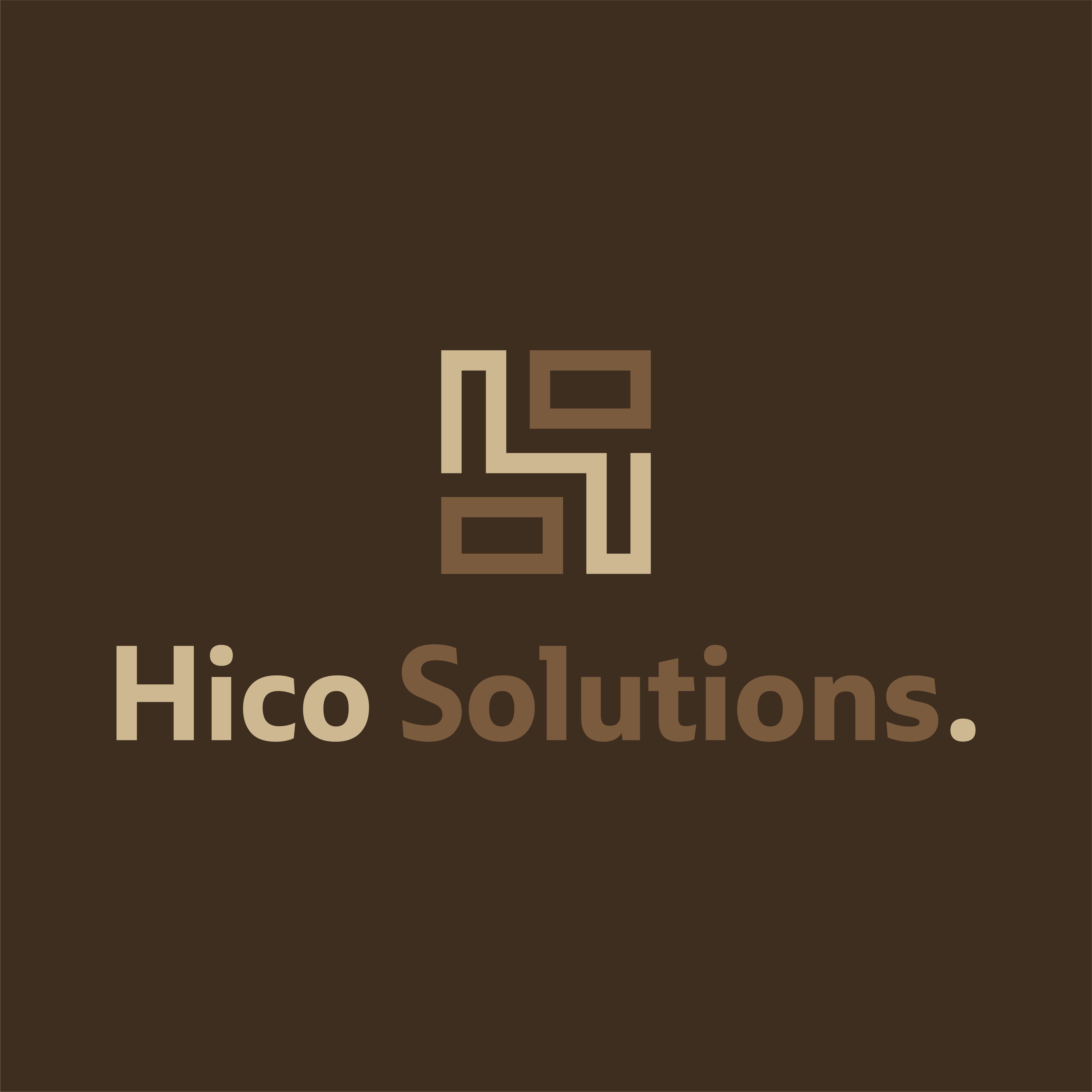 Le logotype complet, déclinaison verticale, version sombre.