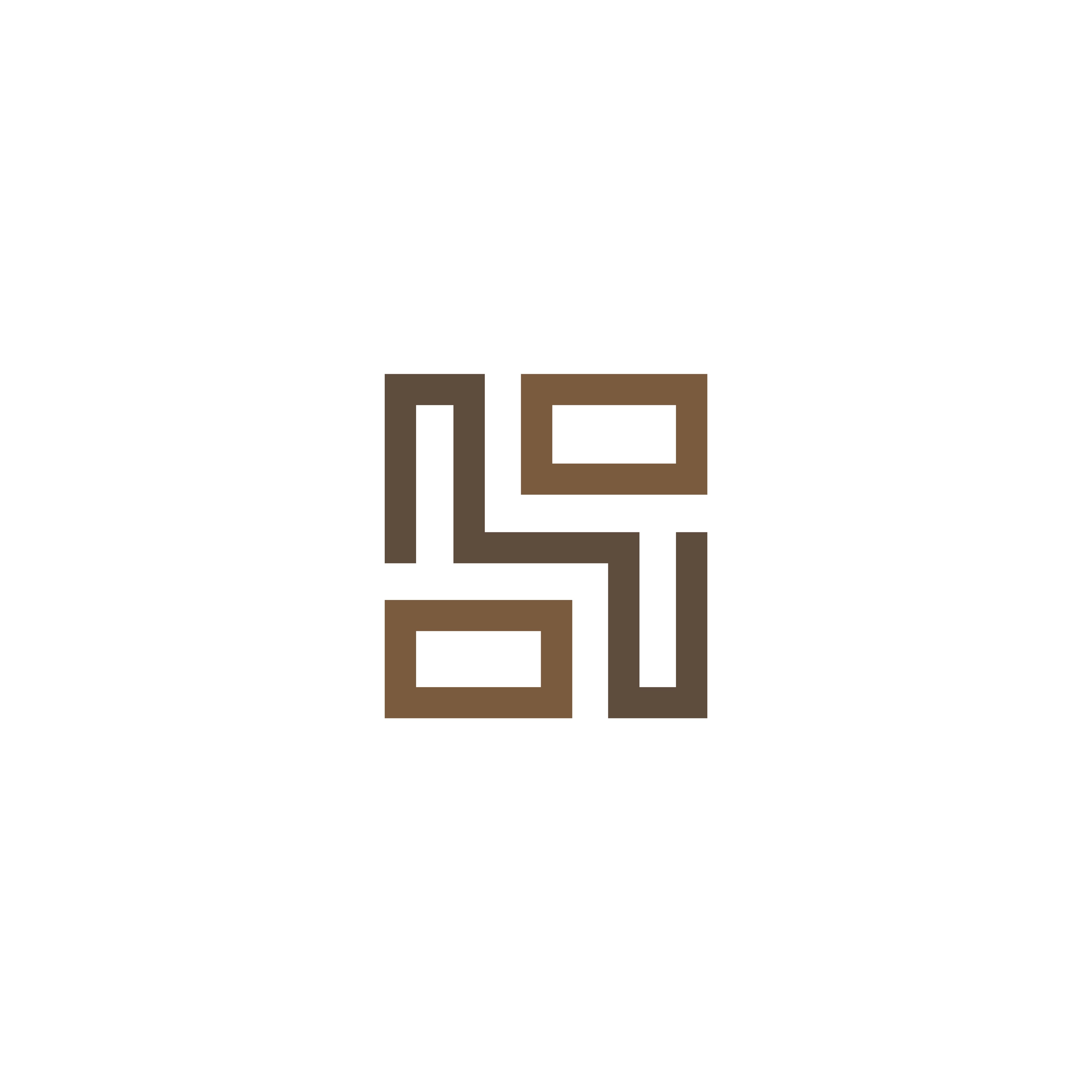 Le monogramme, seul, version claire.